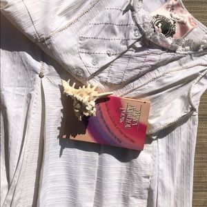 NWT Sugar Lips white dress with amazing details!